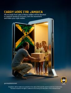 Support Jamaica recovery with wallet sales donation