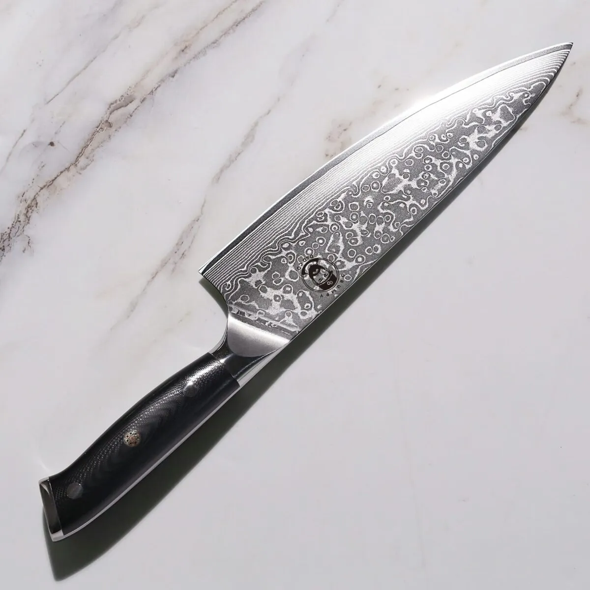 Grumpy Dad Co 8" Damascus Chef Knife - Image 5
