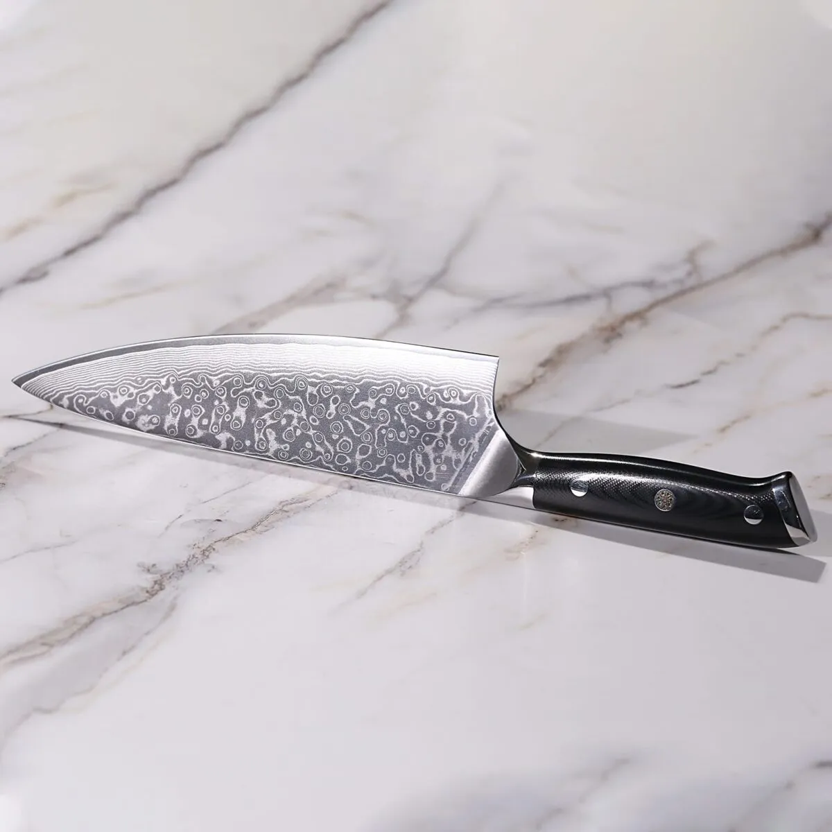 Grumpy Dad Co 8" Damascus Chef Knife - Image 6