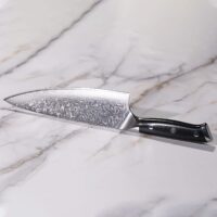 Grumpy Dad Co 8" Damascus Chef Knife - Image 6