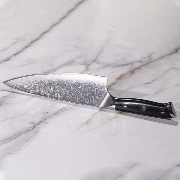 Grumpy Dad Co 8" Damascus Chef Knife - Image 5