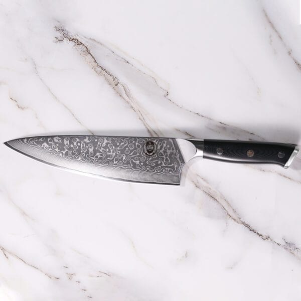Grumpy Dad Co 8" Damascus Chef Knife - Image 6