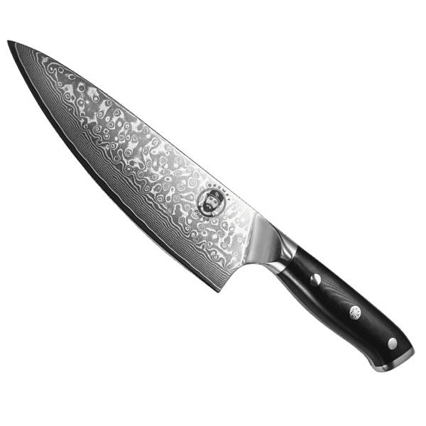 Grumpy Dad Co 8" Damascus Chef Knife - Image 7