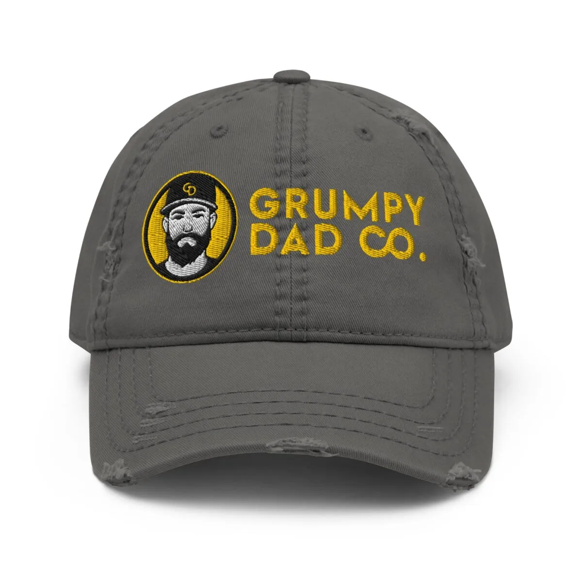 Grumpy Dad Co Distressed Dad Hat – Low Profile, High Attitude - Image 2