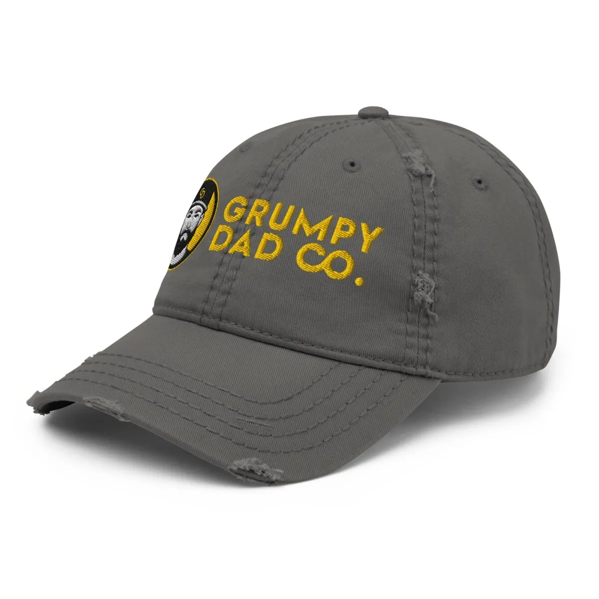 Grumpy Dad Co Distressed Dad Hat – Low Profile, High Attitude - Image 4