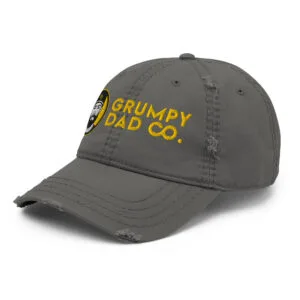 Grumpy Dad Co Distressed Dad Hat – Low Profile, High Attitude - Image 4