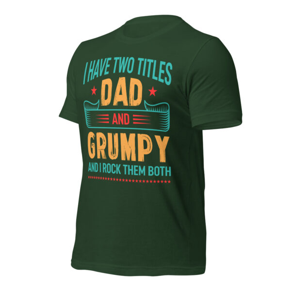 Dad and Grumpy – I Rock Them Both T-Shirt - Image 14