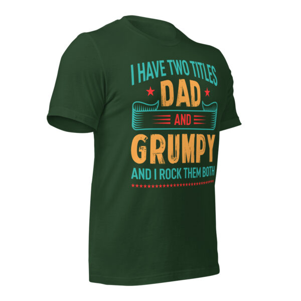 Dad and Grumpy – I Rock Them Both T-Shirt - Image 15