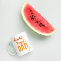 World’s Okayest Dad – White Ceramic Mug - Image 6