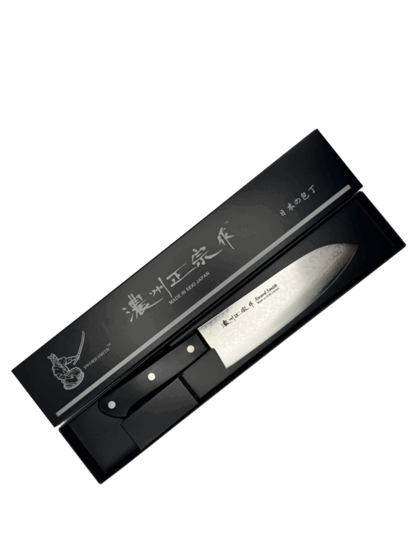 Japanese chef knife in black box