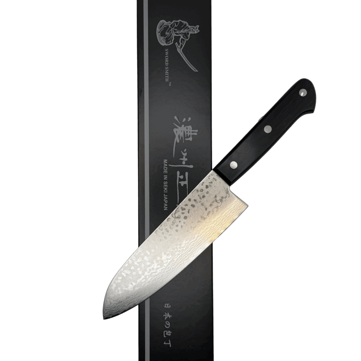 Japanese Santoku knife with box