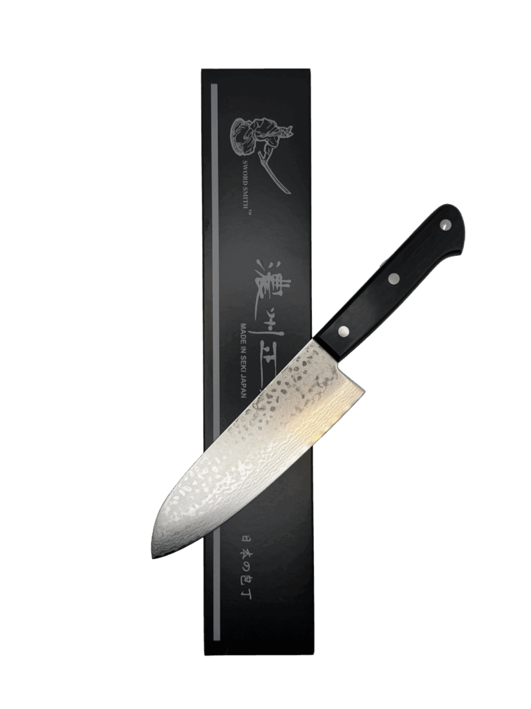Japanese Santoku knife with box