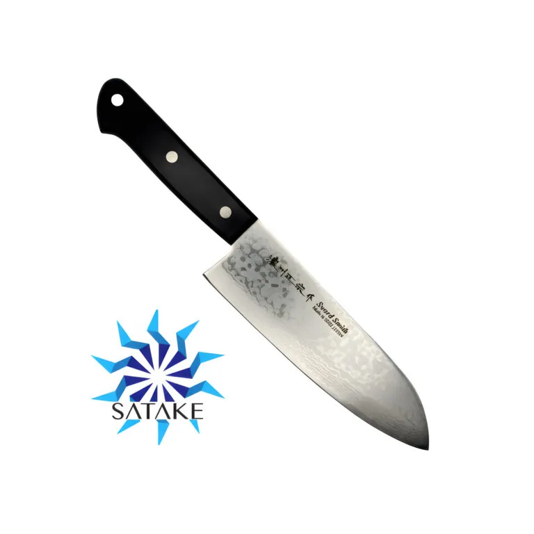 Japanese chef knife with Satake logo