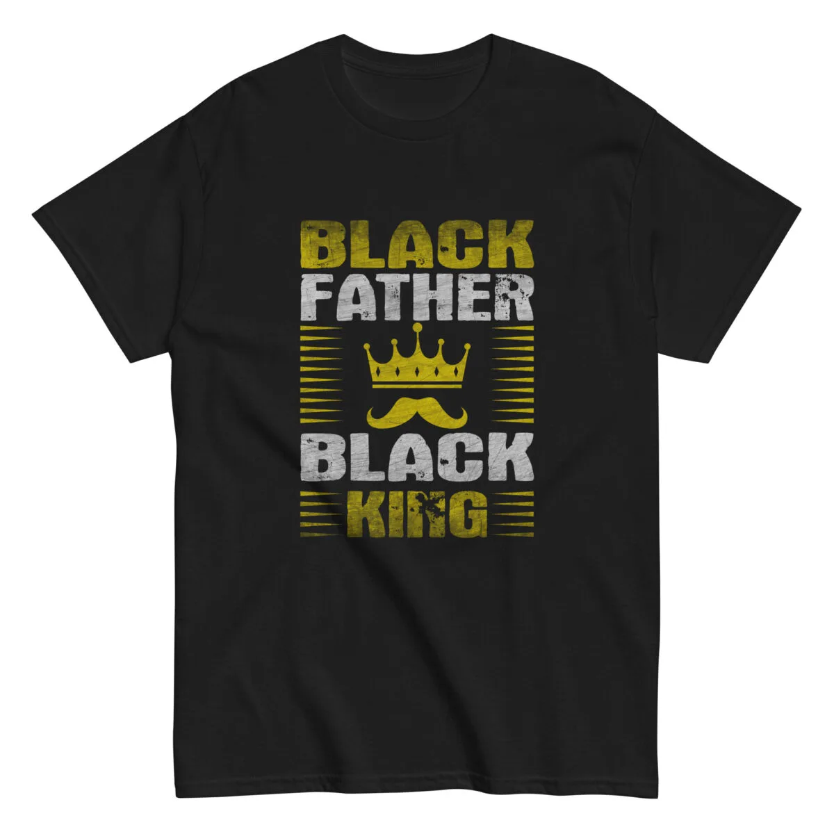 T-shirt with 'Black Father, Black King' design
