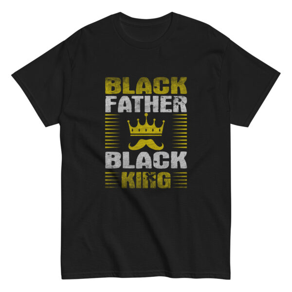 T-shirt with 'Black Father, Black King' design