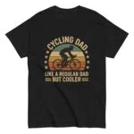 Cycling dad graphic T-shirt with vintage design