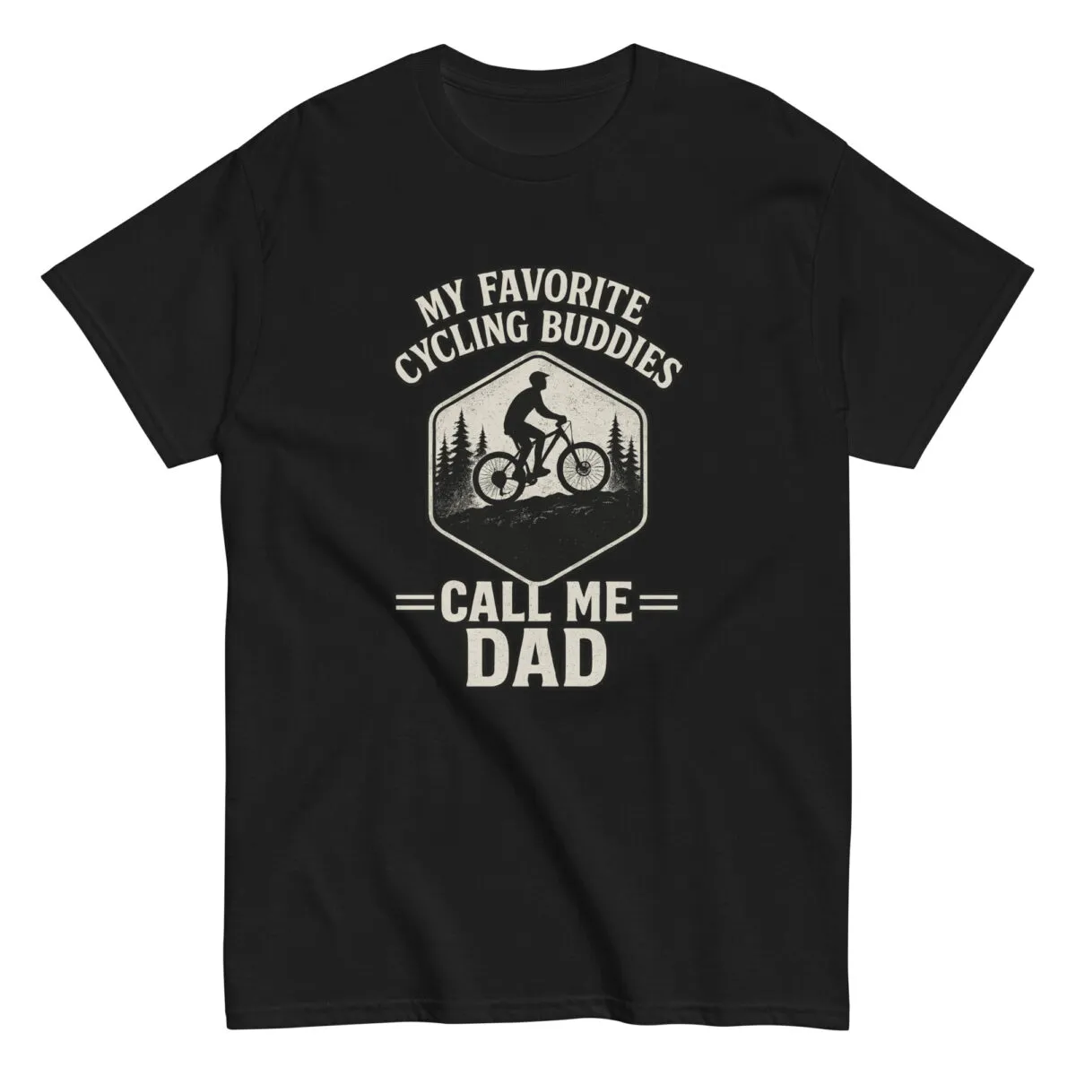 Cycling dad humor T-shirt design