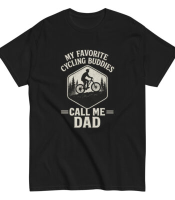 Cycling dad humor T-shirt design