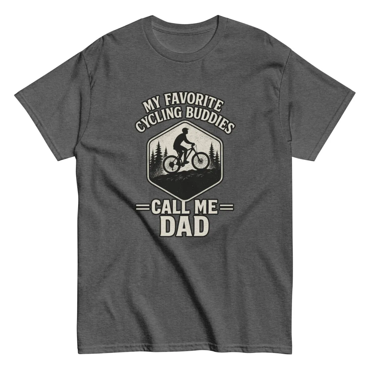 Cycling buddies call me dad t-shirt design