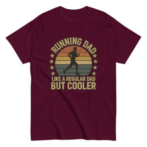 Running dad graphic t-shirt, vintage style