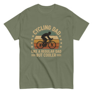Cycling Dad t-shirt, vintage style graphic