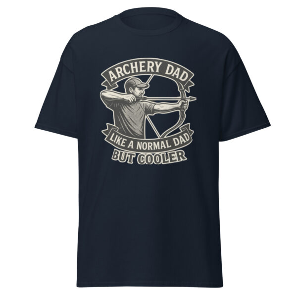 T-shirt with “Archery Dad Like a Normal Dad But Cooler” and arrow-themed graphic