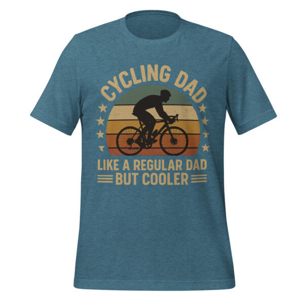Cycling dad t-shirt with retro design