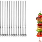 14" Stainless Steel Reusable BBQ Skewers