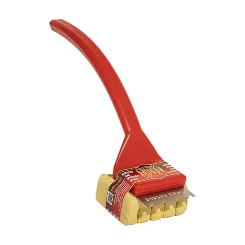 Bristle-Free Grill Cleaning Tool with Scraper