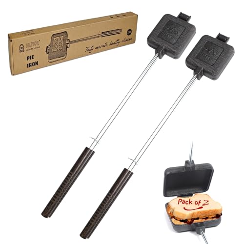 Cast Iron Campfire Pie Cookers (Set of 2)