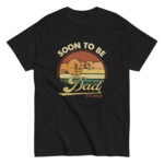 Black shirt with 'Soon to Be Dad' design