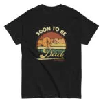 Black shirt with 'Soon to Be Dad' design