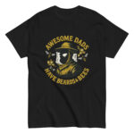 Awesome dads shirt with beards and bees design.