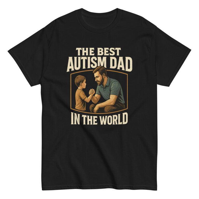 Shirt with 'Best Autism Dad' design