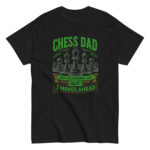 Chess dad shirt with chess pieces graphic