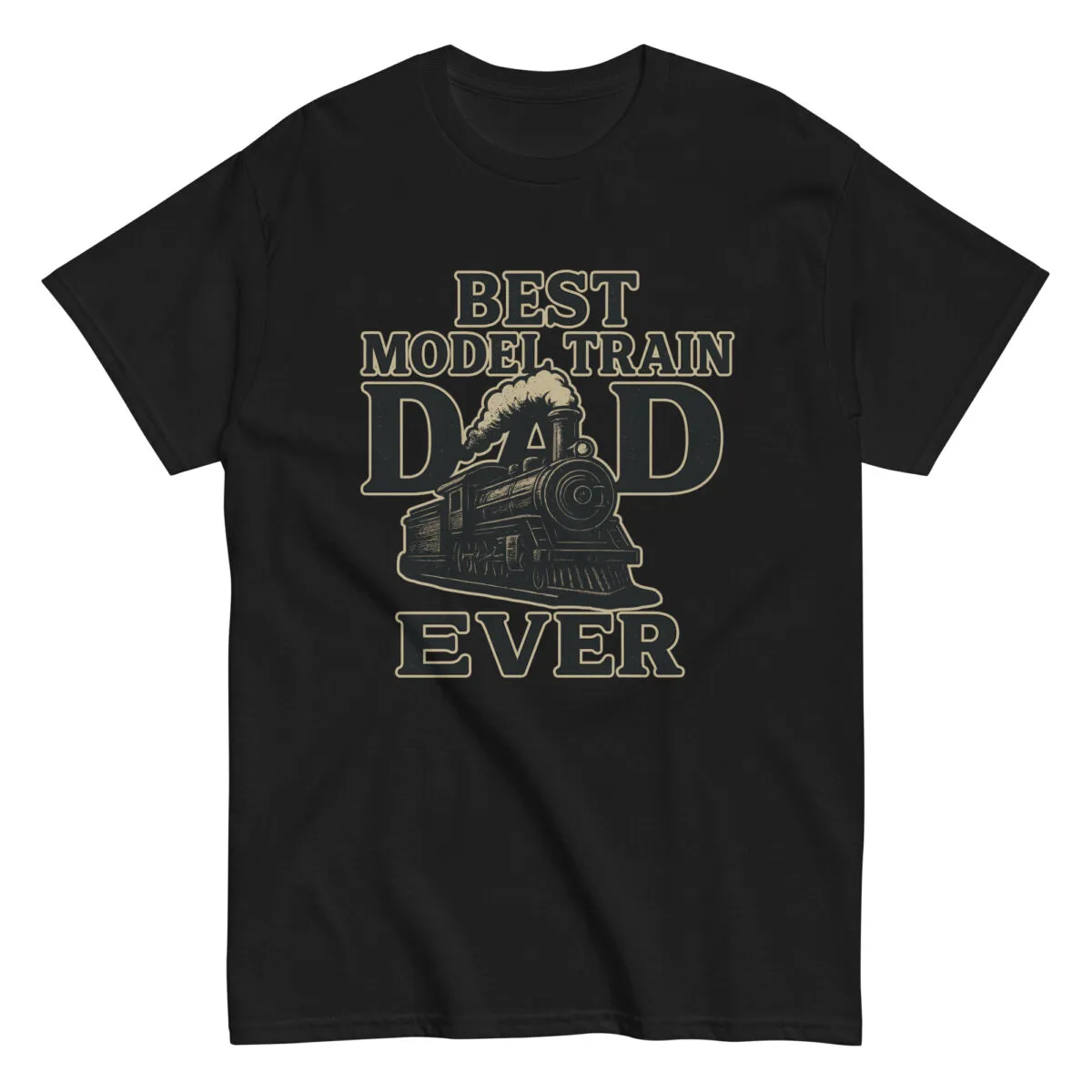 Best model train dad ever T-shirt design