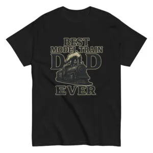 Best model train dad ever T-shirt design