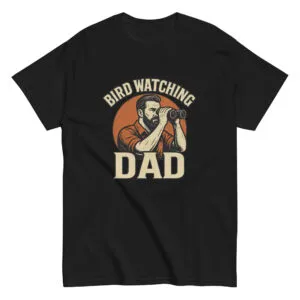 Bird watching dad t-shirt design.