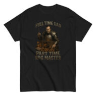 Black T-shirt with RPG master design.