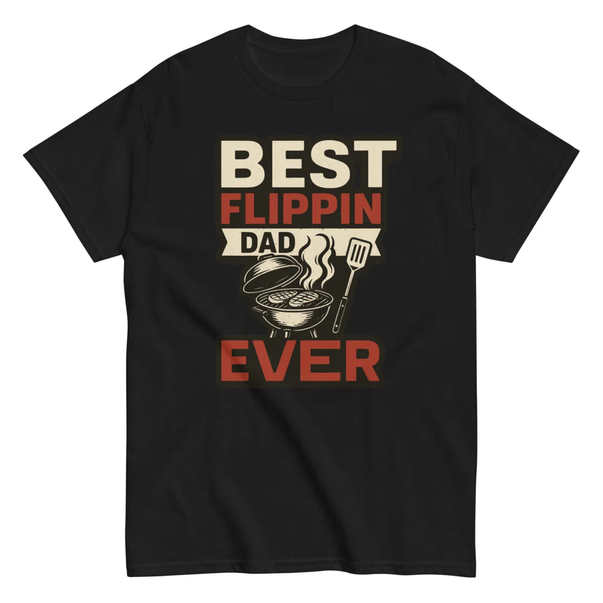 Best Flippin Dad BBQ T-shirt design.