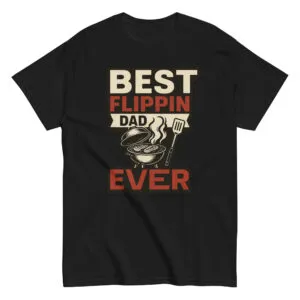 Best Flippin Dad BBQ T-shirt design.