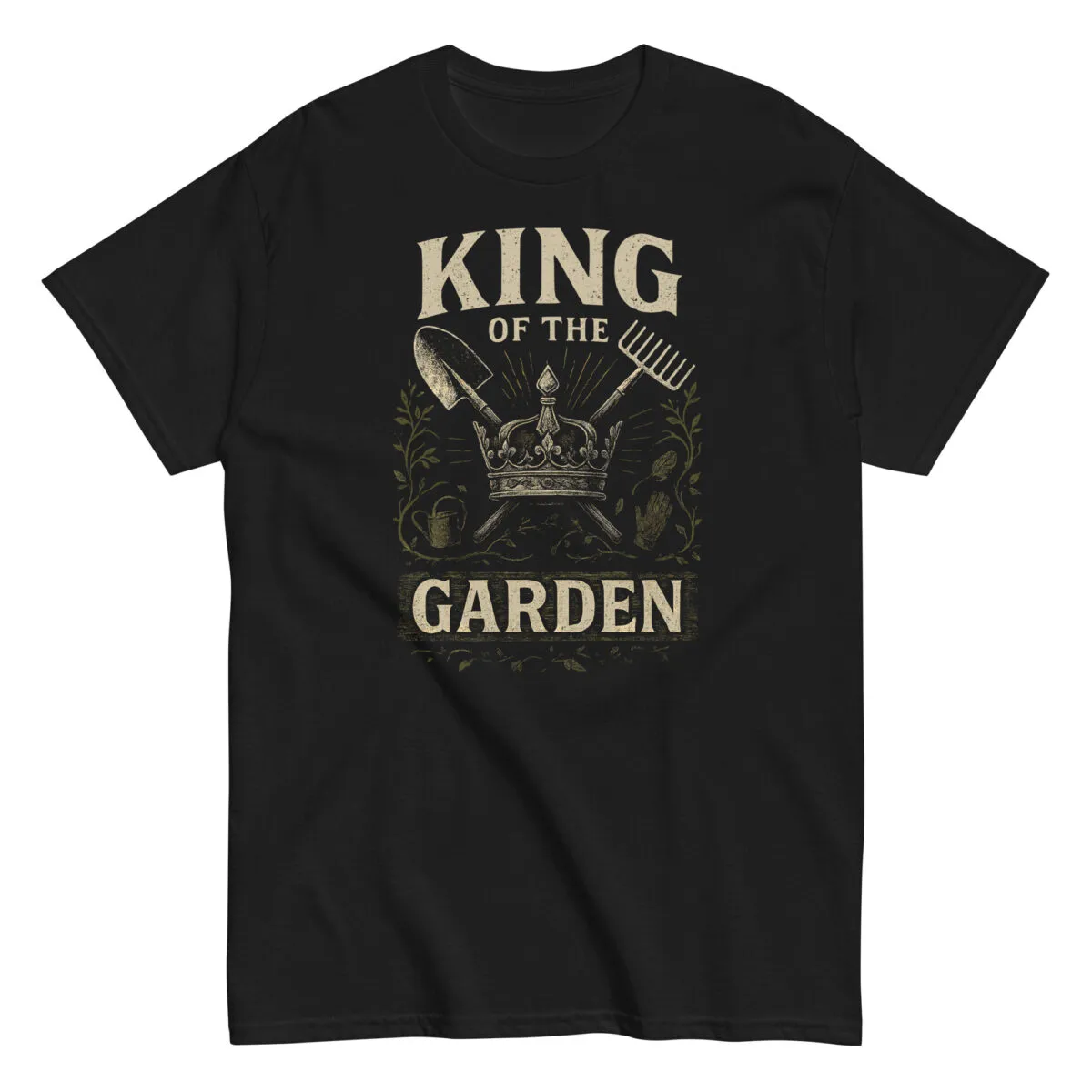 T-shirt with 'King of the Garden' design