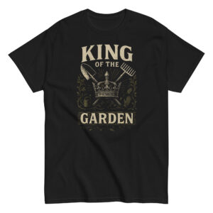 T-shirt with 'King of the Garden' design