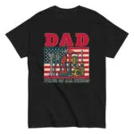 Dad t-shirt with tools and American flag