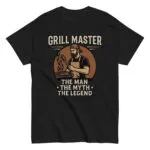 Grill Master T-shirt: The Man Myth Legend design