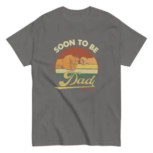 Soon to be dad t-shirt, fist bump design.