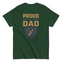 Green shirt, Proud Special Needs Dad design.
