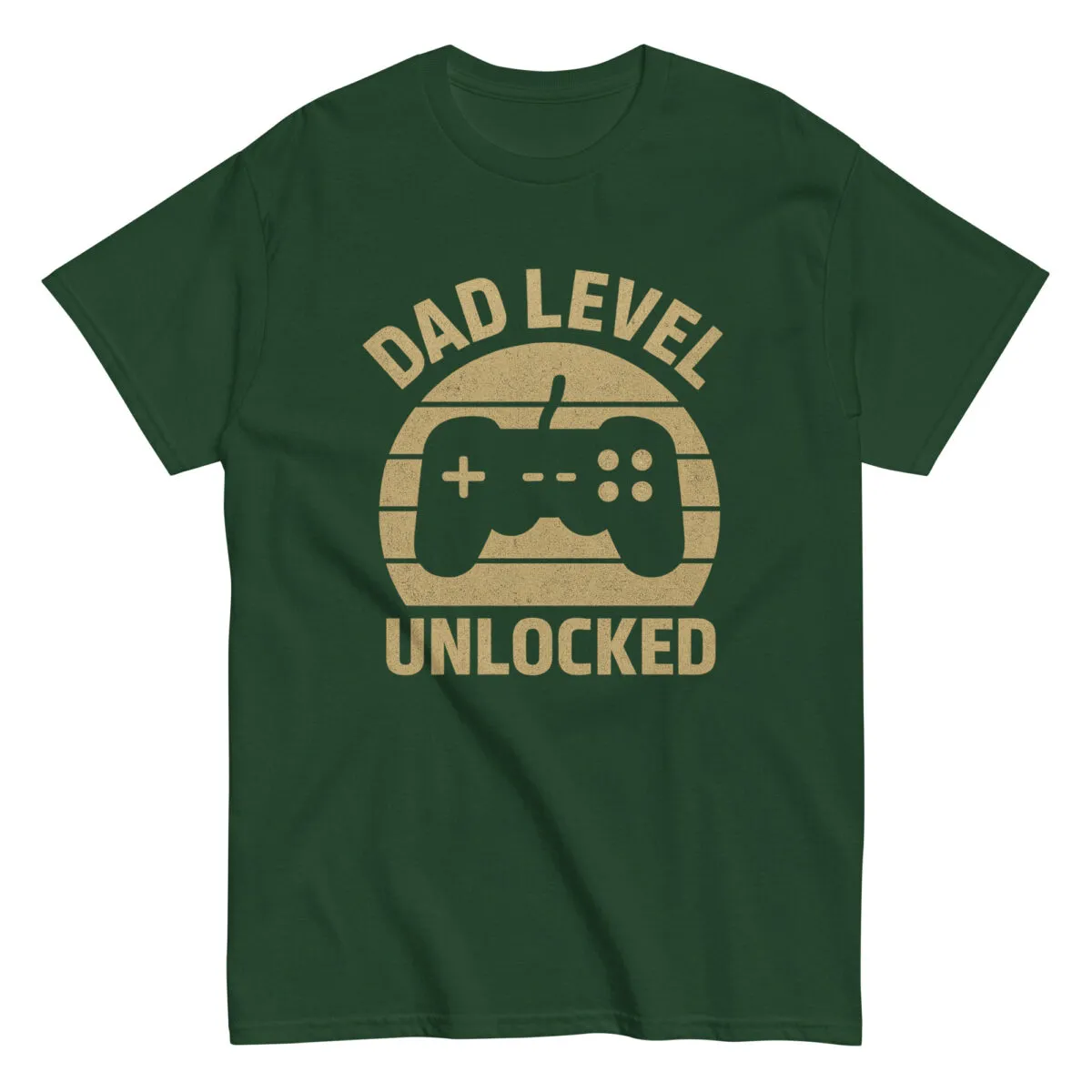 Dad Level Unlocked gaming t-shirt