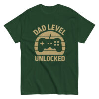 Dad Level Unlocked gaming t-shirt