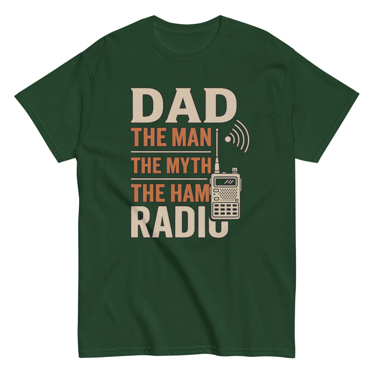 Dad, the man, myth, ham radio shirt